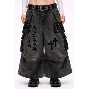 Phantom Cross Denim Jorts